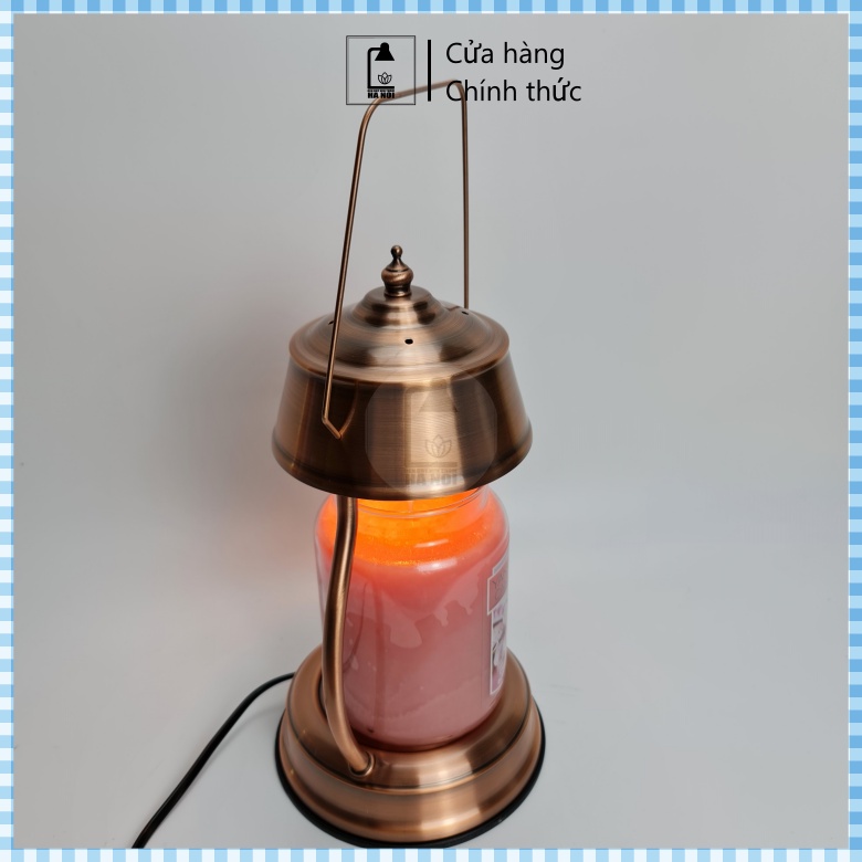 [Vàng đồng] Đèn đốt nến thơm - House Warmer Candles GU10 35W - Phong cách Hàn Quốc, có núm chỉnh độ sáng