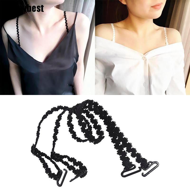 1 Cặp Dây Áo Ngực Họa Tiết Hoa Điều Chỉnh Được Thời Trang Dành Cho Nữ