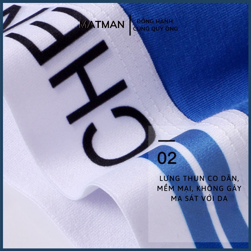 Quần lót nam boxer quần boxer Matman cotton thoáng khí