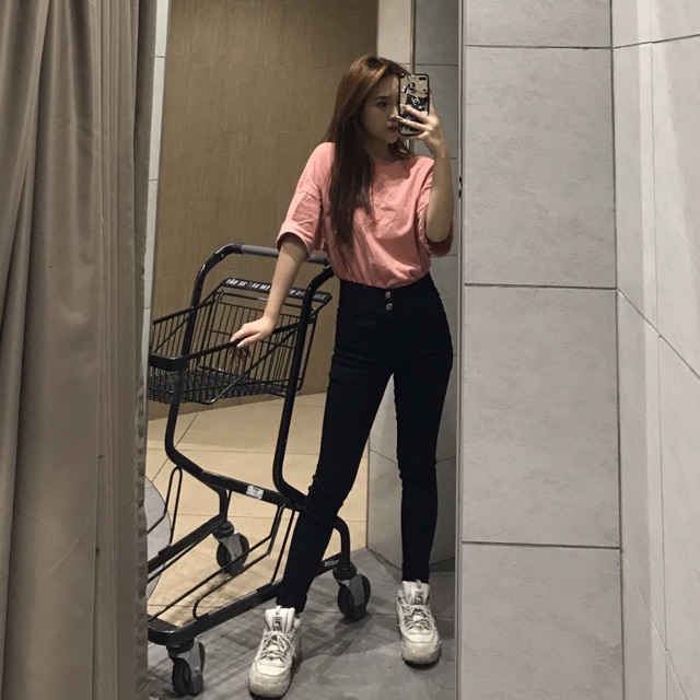 Quần legging nữ𝑭𝒓𝒆𝒆𝒔𝒉𝒊𝒑Quần Jean Cạp Cao Co Giãn Thoải Mái - SAMKID