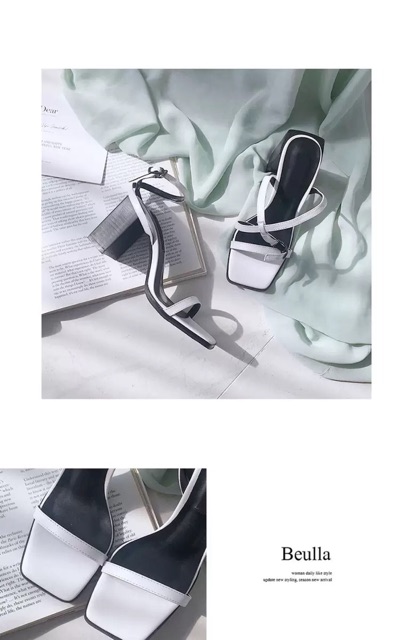 Sandal gót vuông ORDER