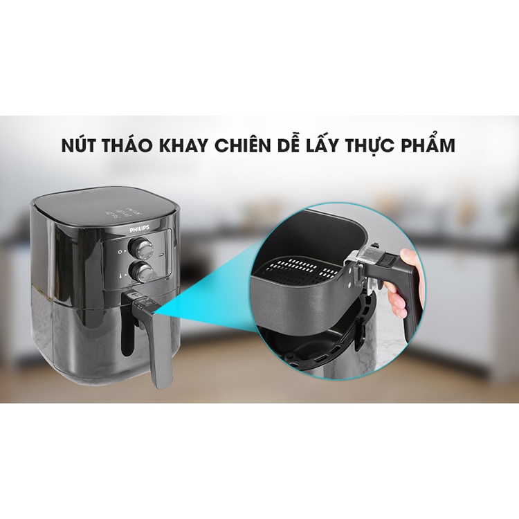 Nồi Chiên Không Dầu PHILIPS Airfryer HD9200/90 Hàng Chính Hãng