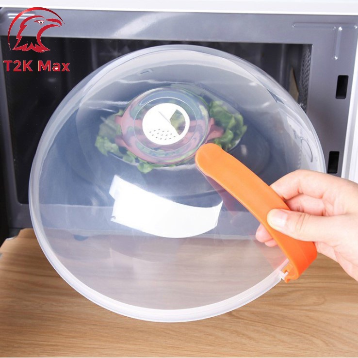 Nắp đậy lò vi sóng đa năng trong suốt chống bám bẩn chịu nhiệt cao đến 200°C - Lồng bàn bảo vệ thức ăn