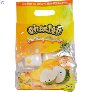Thạch Pudding Lai Phú MIX Gói 405g
