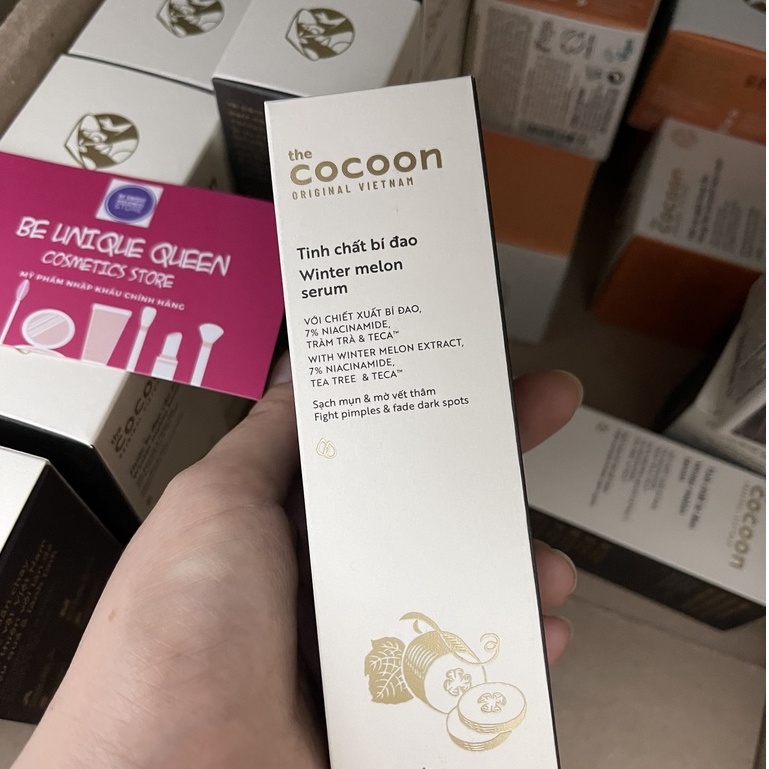 Tinh Chất Serum Bí Đao Cocoon Winter Melon 70ml Giúp Kiềm Dầu Thông Thoáng Lỗ Chân Lông , Giảm Mụn Ẩn Và Mụn đầu Đen