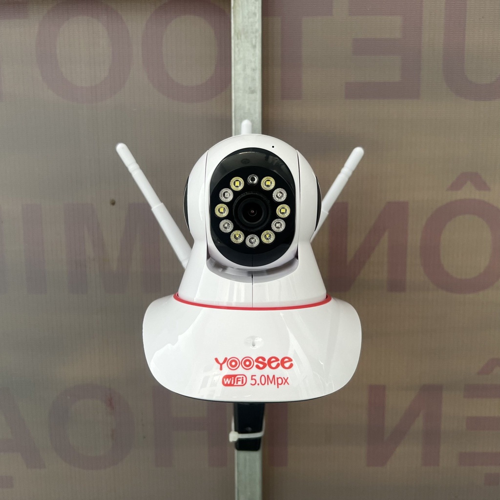CAMERA IP YOOSEE 5.0mpx có màu 360, QUAN SÁT RÕ NGÀY VÀ ĐÊM, VÀ THẺ NHỚ 32GB HOẶC 64GB Mã camera 11 đèn ban đêm có màu