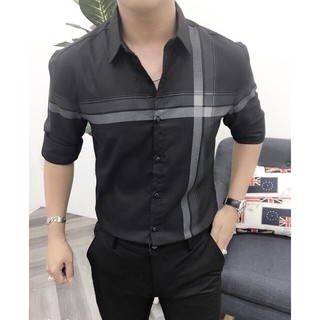 ÁO SƠ MI NAM DẠO PHỐ, ÁO SƠ MI NAM BODY HÀNG XUẤT VẢI CO GIÃN KHÔNG NHĂN