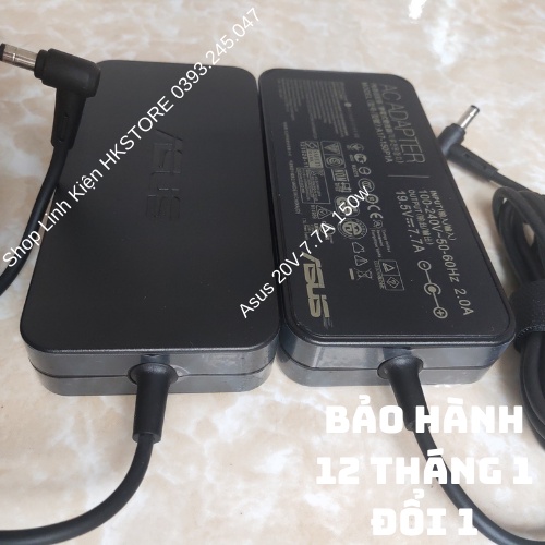 Sạc Laptop Asus 19.5V-7.7A 150W Asus G53SX G74SX G53 G74 K580P G73 K470P G71GS G73JH N71Y FX504 GL503 GL703