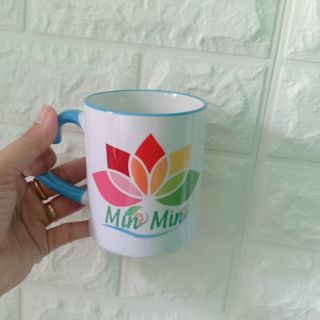 Cốc sứ in logo Min Min