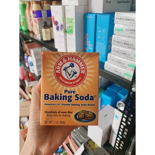 Bột Baking Soda làm trắng răng, làm bánh, tẩy tế bào chết, tẩy rửa 454g