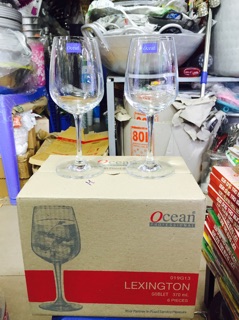 Ly rượu vang lexington goblet 370ml