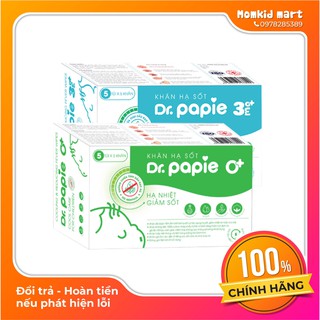 Khăn Lau Hạ Sốt Dr Papie Cho Bé Từ Sơ Sinh