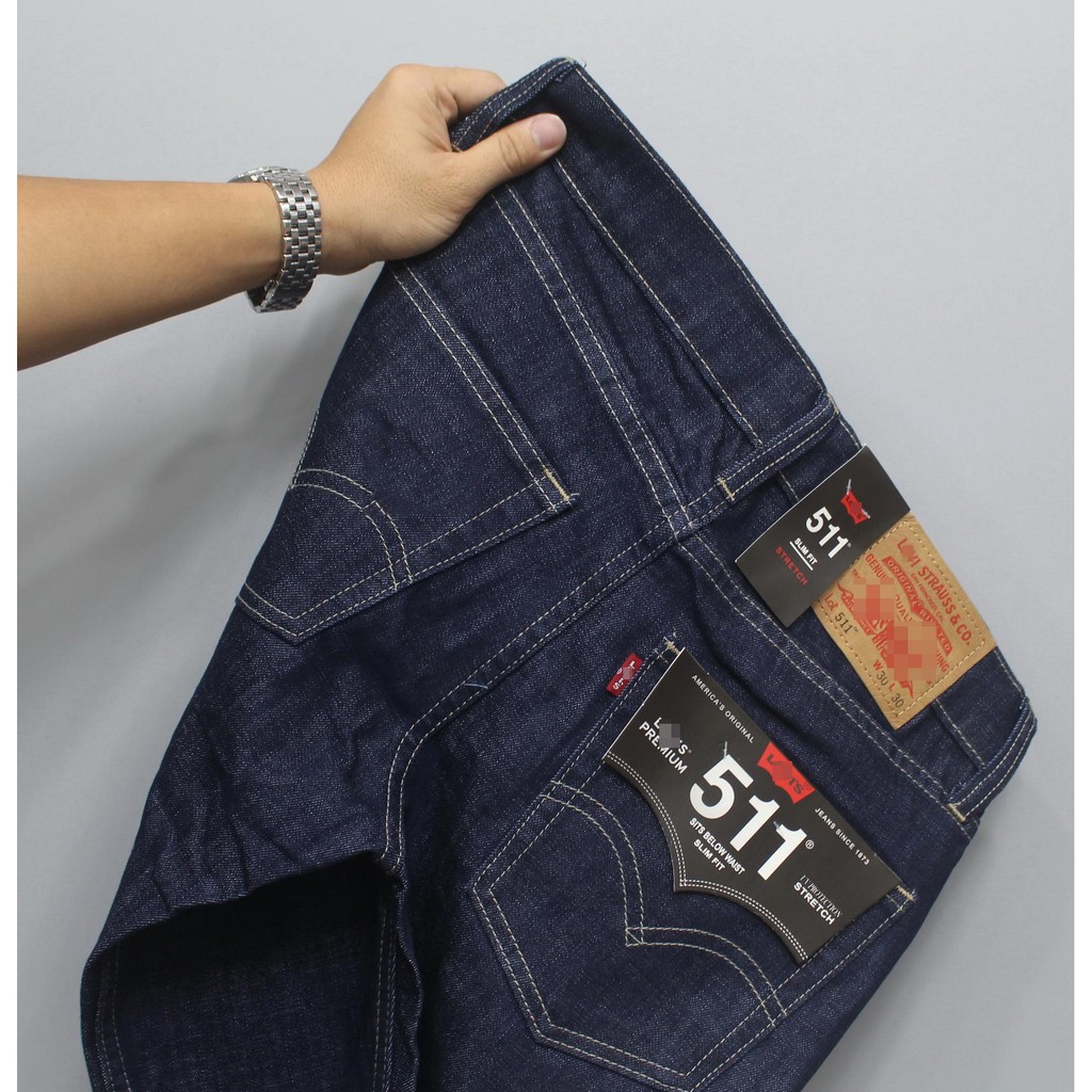 Quần Jean nam LV 511 Made in cambodia ( Form ống đứng,chất vải co dãn,ống quần 17cm -20cm) T08 | BigBuy360 - bigbuy360.vn