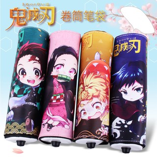 Túi bút / hộp bút / Bóp viết dạng quyển trục Anime KIMETSU YAIBA