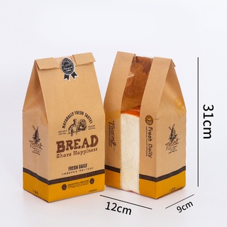 50 túi bánh mì hoa cúc dọc kích thước 12x9x31cm