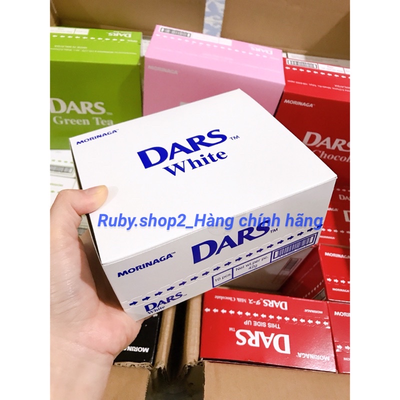 Combo 10 hộp socola Morinaga DARS đủ vị 42G hàng chuẩn date mới