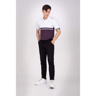 Áo polo sọc ngang