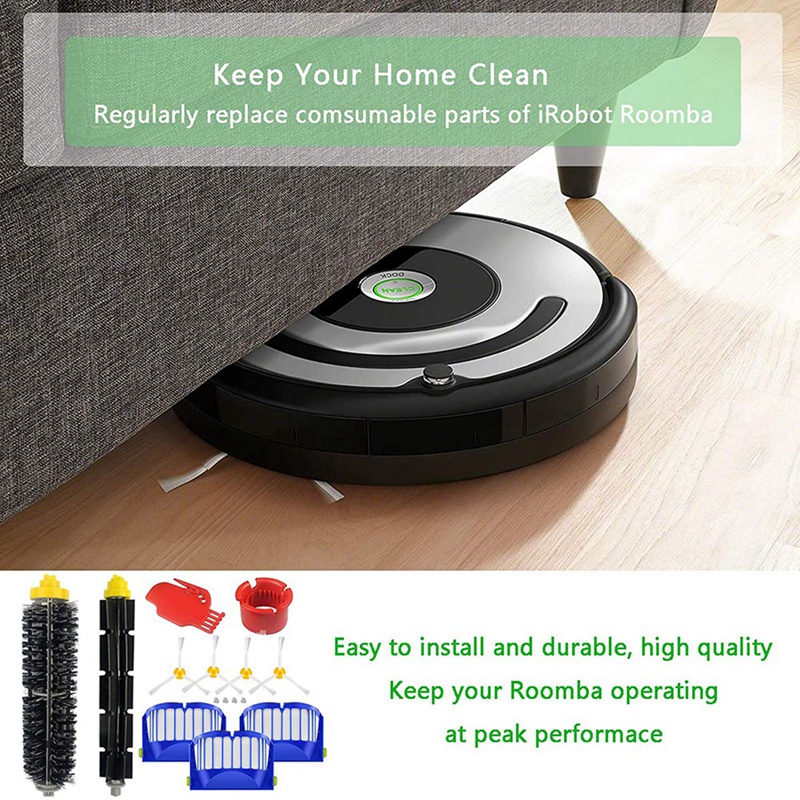 Chổi Quét Thay Thế Cho IRobot Roomba 600 Series, 605 610 615 616 620 621 625 630 635 640 650 660 665 670