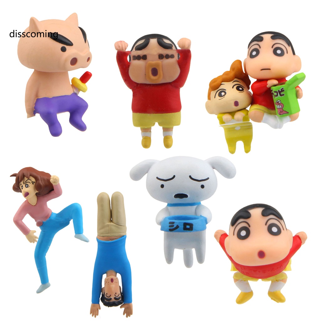 Set phụ kiện trang trí nhân vật anime Cậu Bé Bút Chì Shinchan đáng yêu