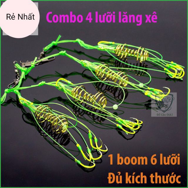 ComBo 4 Lưỡi câu lăng xê