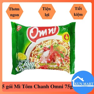 Mì Tôm Chanh Omni thơm ngon 75g