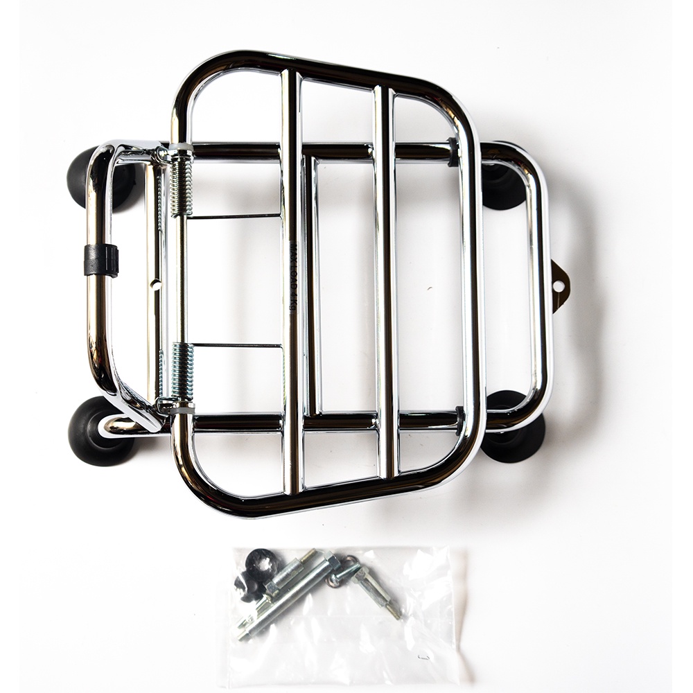 Baga trước cho xe Vespa GTS HPE mã 1b003754 màu Chrome sáng bóng