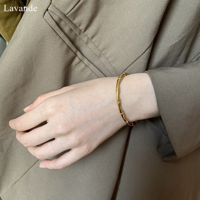 Vòng Tay Thép Titan Không Phai Màu Phong Cách Retro 65XP