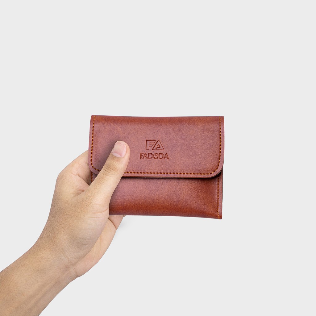 Ví mini FVN 06, 6 ngăn, đựng vừa 3 thẻ card và tiền, phù hợp đi chơi, đi làm, bảo hành 1 năm