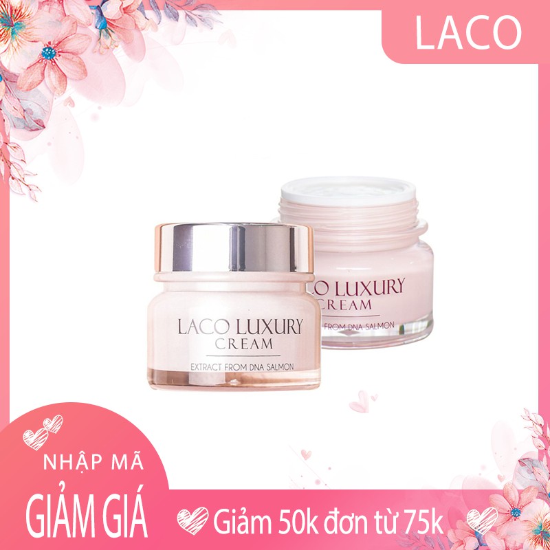 [MÃ GIẢM 50K TỪ ĐƠN 70K] Laco Luxury Cream kem dưỡng da ban ngày trắng hồng căng bóng mịn màng