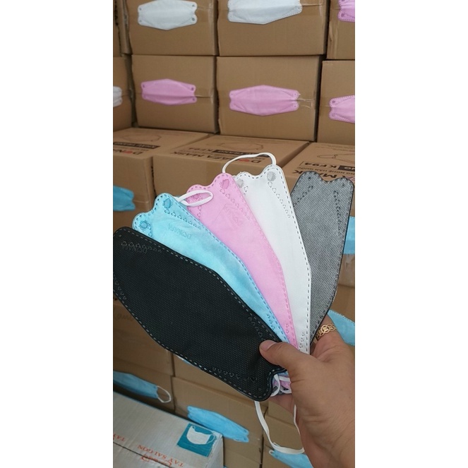 khẩu trang kf94 Donafa túi 10 cái 4 lớp giấy kháng khuẩn