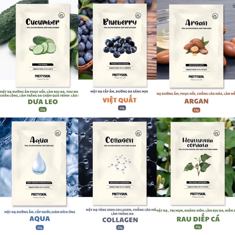 MẶT NẠ DƯỠNG DA CAO CẤP PRETTYSKIN
