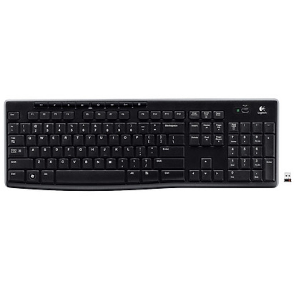 Bàn Phím Không Dây Logitech K270 - Hàng Chính Hãng