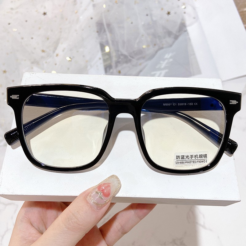 Mắt Kính Gọng Vuông Chống Ánh Sáng Xanh Thời Trang Cho Nam Nữ Jz9997