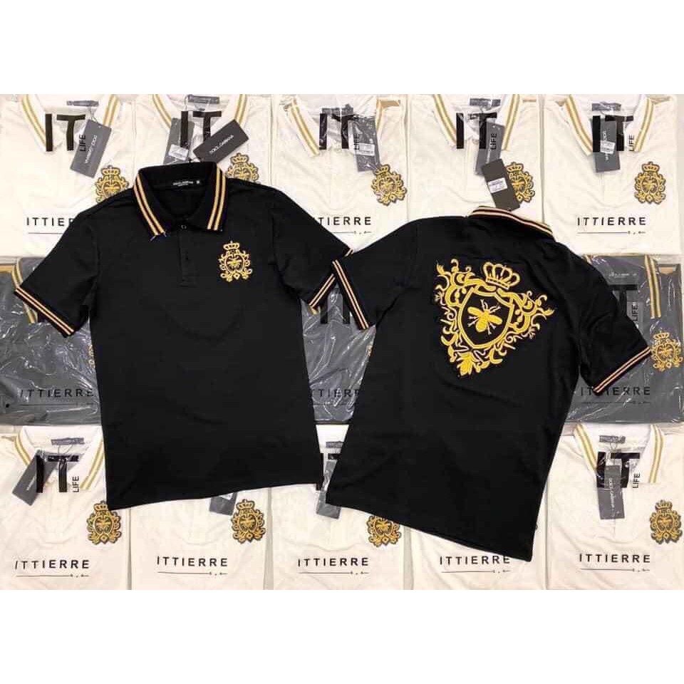 Áo thun nam polo tay ngắn có cổ siêu cấp phối họa tiết in nhiệt vải đẹp co dãn giá rẻ mẫu mới cao cấp AHFASHION | BigBuy360 - bigbuy360.vn