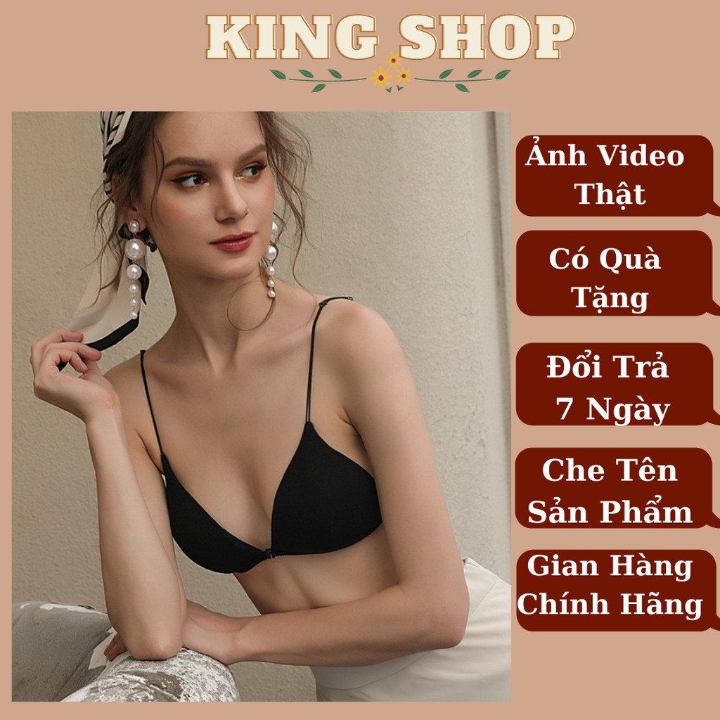 Áo Bra Dây Mảnh ⭐FREESHIP⭐ Áo Ngực Nữ Mút Mỏng Cài Trước 2099