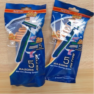Dao cạo râu razors 1 bịch 5 cái 2 lưỡi
