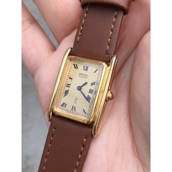 ĐỒNG HỒ NỮ SEIKO DÁNG TANK NHẬT HÀNG 2hand