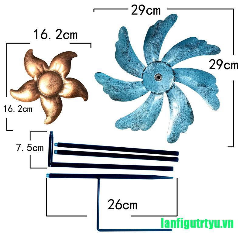 【trtyu】Wind Spinners Windmill Wind Spinner Garden Yard Decoration for Outdoor Yard