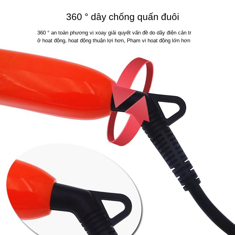 Máy uốn tóc xoay 360 độ lớn 32mm sắt điện chuyên nghiệp số 25 tiệm cắt 22 wave