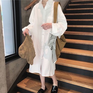 Váy sơ mi vintage nữ ulzzang