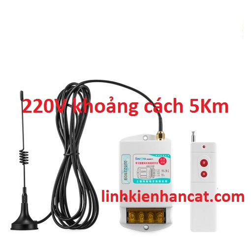 Công Tắc Điều Khiển Từ Xa 220VAC Loại 5KM