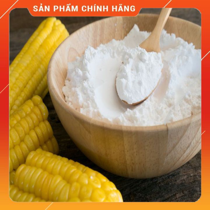 Tinh bột bắp nguyên chất  túi zíp 100gr, tạo độ sánh cho món chè, món súp