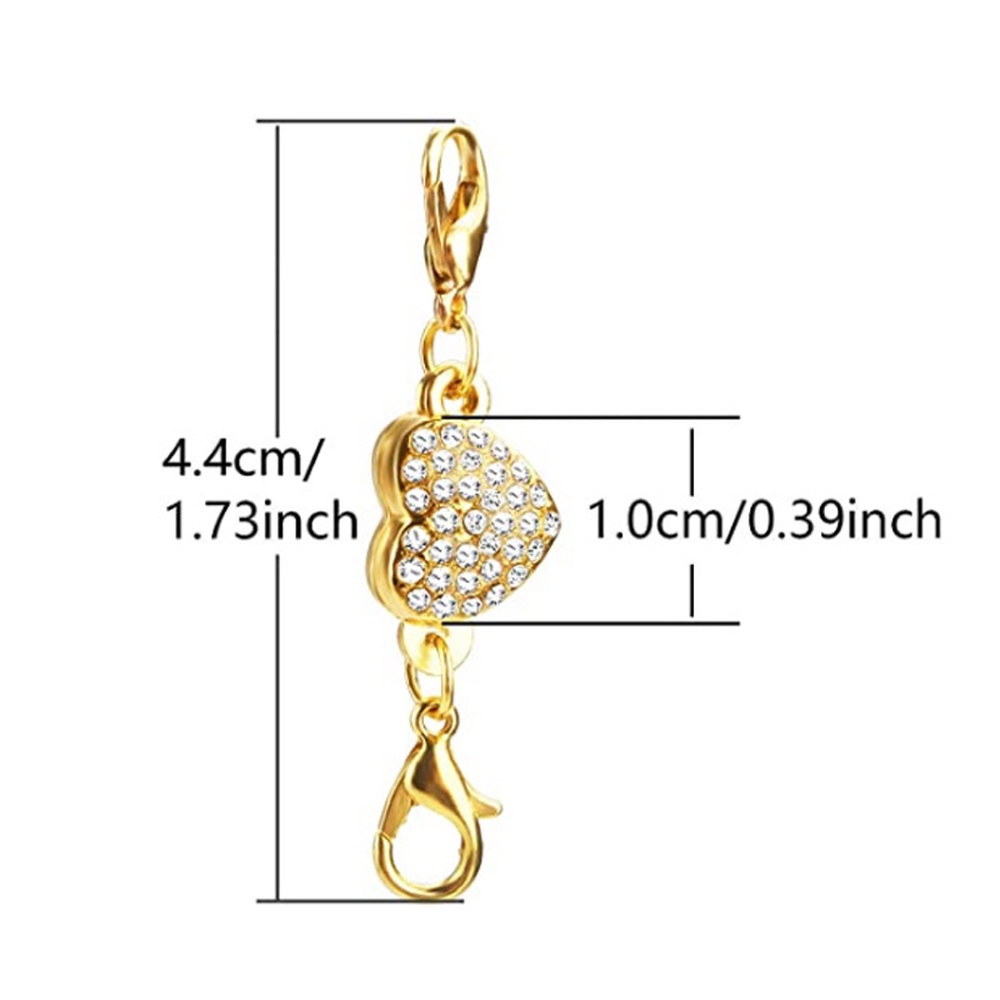 Khóa Cài Nam Châm Hình Cầu Màu Vàng/Bạc Quyến Rũ Làm Trang Sức Cho Nữ