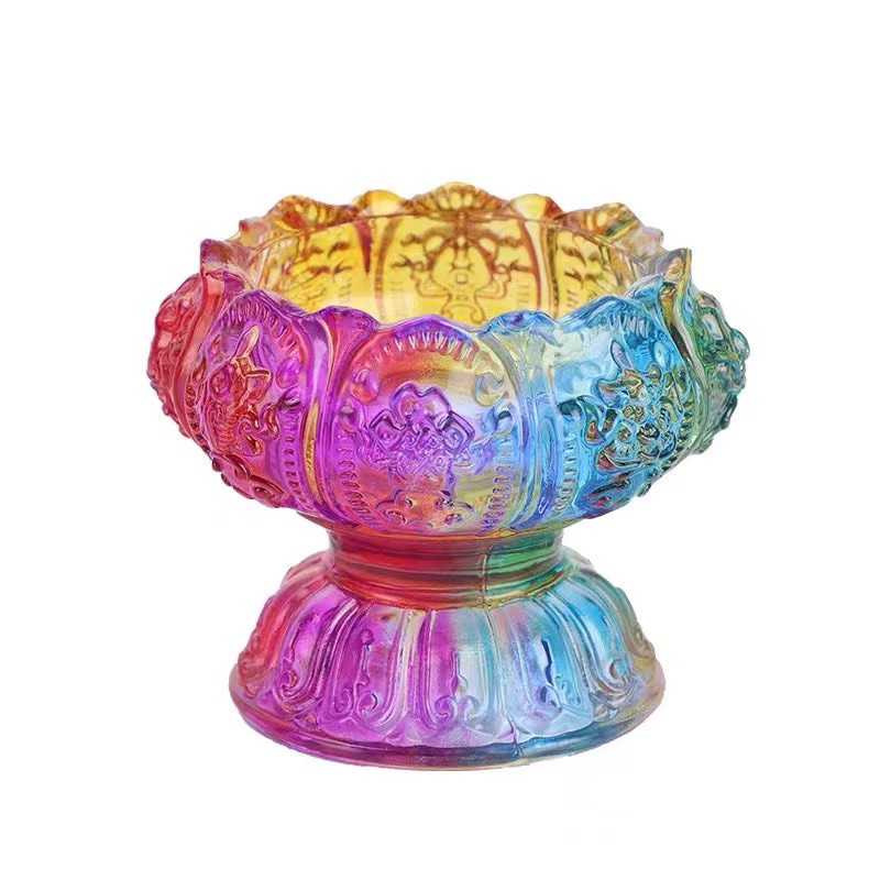 Đồ thờ cúng ly bát kiết tường, giá đỡ nến  8cm
