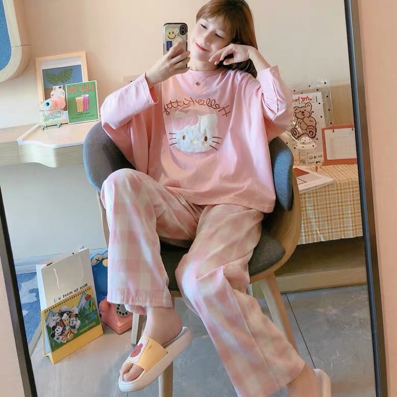 bộ đồ ngủ hello kitty ( loại 1 oder)