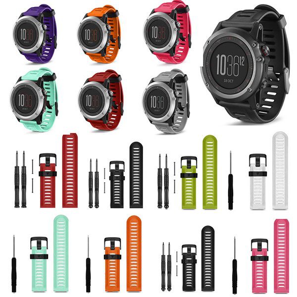 Dây Silicone mềm Garmin Fenix 3/ Fenix 3 HR / Fenix 5X