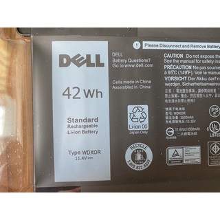 Pin laptop dell vostro 5581 v5581 5471 5481 5581 3580 loại 42wh- mã pin wdxor- hàng fullhộp -mới 100%-phụ kiện giá sỉ