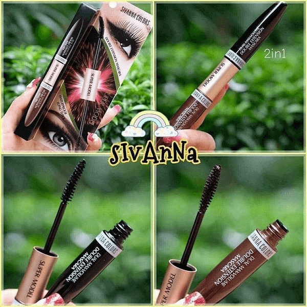 MASCARA Sivana Colors Super Model 2 in 1 Double Extension No: HF901