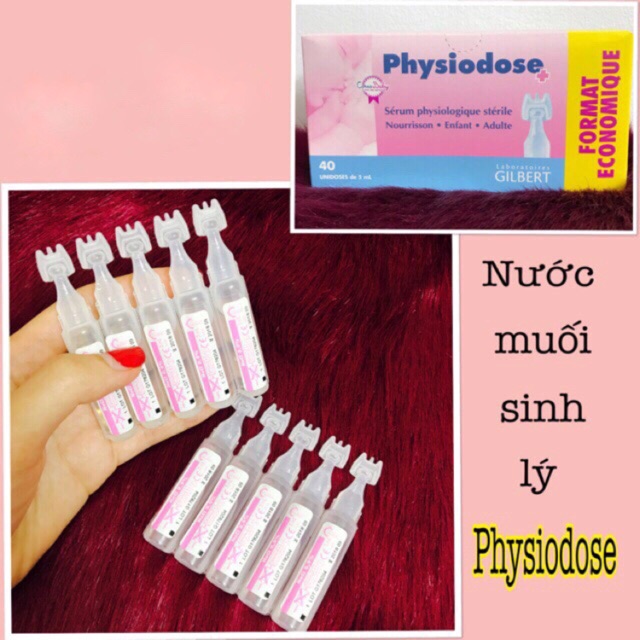 Nước muối sinh lý Physiodose Pháp