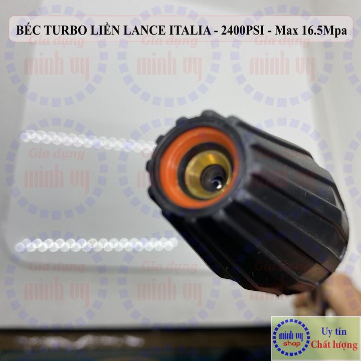 Béc turbo Ý kèm lance cong 30 độ 50cm - 2400psi/16.5Mpa